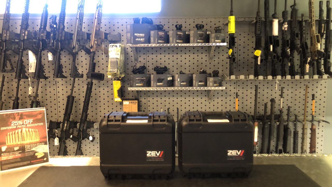 Part of our rifle wall in Mesa. We buy, consign and resell used firearms every week.