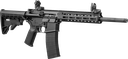TIPPMANN ARMS A101220 M4 LTE MSR 22 LR 25+1 16" BLACK PARKERIZED THREADED BARREL, MATTE BLACK ALUMINUM RECEIVER W/PICATINNY RAIL, M-LOK HANDGUARD, BLACK ADJ CAR15 POLYMER STOCK, BLACK GEN2 GRIP, RIGHT 2