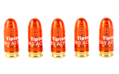 TIPTON 337377 SNAP CAPS PISTOL 380ACP BRASS/PLASTIC 5PK 1