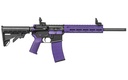 TIPPMANN ARMS A101222 M4-22 LTE 22 LR 25+1 16" BLACK PARKERIZED THREADED BARREL, MATTE BLACK ALUMINUM RECEIVER W/PICATINNY RAIL, PURPLE M-LOK HANDGUARD, COMPOSITE FOREND, BLACK POLYMER STOCK, PURPLE G 2