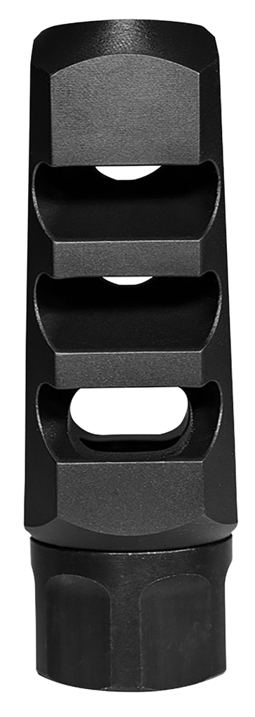 MDT SPORTING GOODS INC 103516BLK ELITE MUZZLE BRAKE  30 CAL (7.62MM), BLACK STEEL, 3 PORT, 5/8"-24 TPI 1