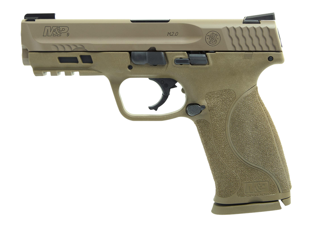 SMITH & WESSON S&W M&P9 M2.0 9MM 4.25" TRUGLO TFX SIGHTS 17-RD FDE< 1
