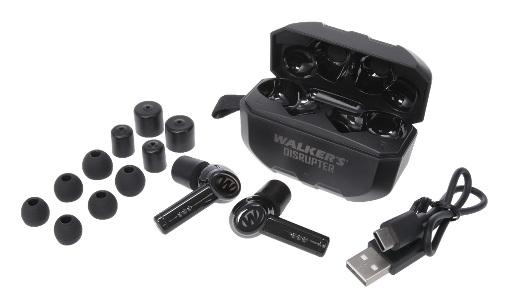 WALKER'S GWP-DSRPT DISRUPTER EAR BUD HEADSET 24DB ACTIVE NOISE REDUCTION 1