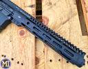 MIDWEST INDUSTRIES MISLH105 SLIMLINE  AR-15 BLACK HARDCOAT ANODIZED ALUMINUM/POLYMER 10.50" PICATINNY/M-LOK 1