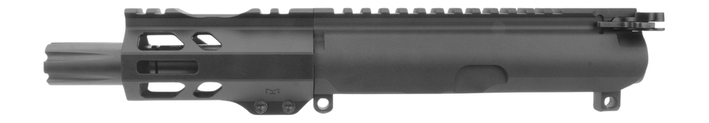 TACFIRE BU9MM4 PISTOL UPPER ASSEMBLY  9MM LUGER 4" BLACK NITRIDE BARREL 7075-T6 ALUMINUM BLACK ANODIZED RECEIVER M-LOK HANDGUARD FOR AR-PLATFORM 1