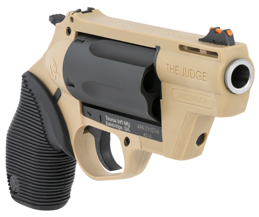 TAURUS PUB DEF POLY 410/45 FDE/BLK 2" 2