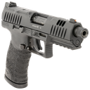 WALTHER ARMS 5220301 WMP  22 MAG 15+1 4.90" BLACK STEEL THREADED BARREL, BLACK OPTIC READY/SERRATED SLIDE, BLACK POLYMER FRAME W/PICATINNY RAIL, TEXTURED POLYMER GRIP 2
