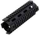AIMSPOR AIM SPORTS MT021 M4 HANDGUARD 6" CARBINE STYLE MADE OF ALUMINUM WITH BLACK ANODIZED FINISH & QUAD RAIL 1