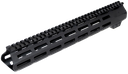 AIMSPOR AIM SPORTS MTM13L308 AR HANDGUARD  13.50" LOW M-LOK STYLE MADE OF  6061-T6 ALUMINUM WITH BLACK ANODIZED FINISH FOR 308 CAL AR-10 2