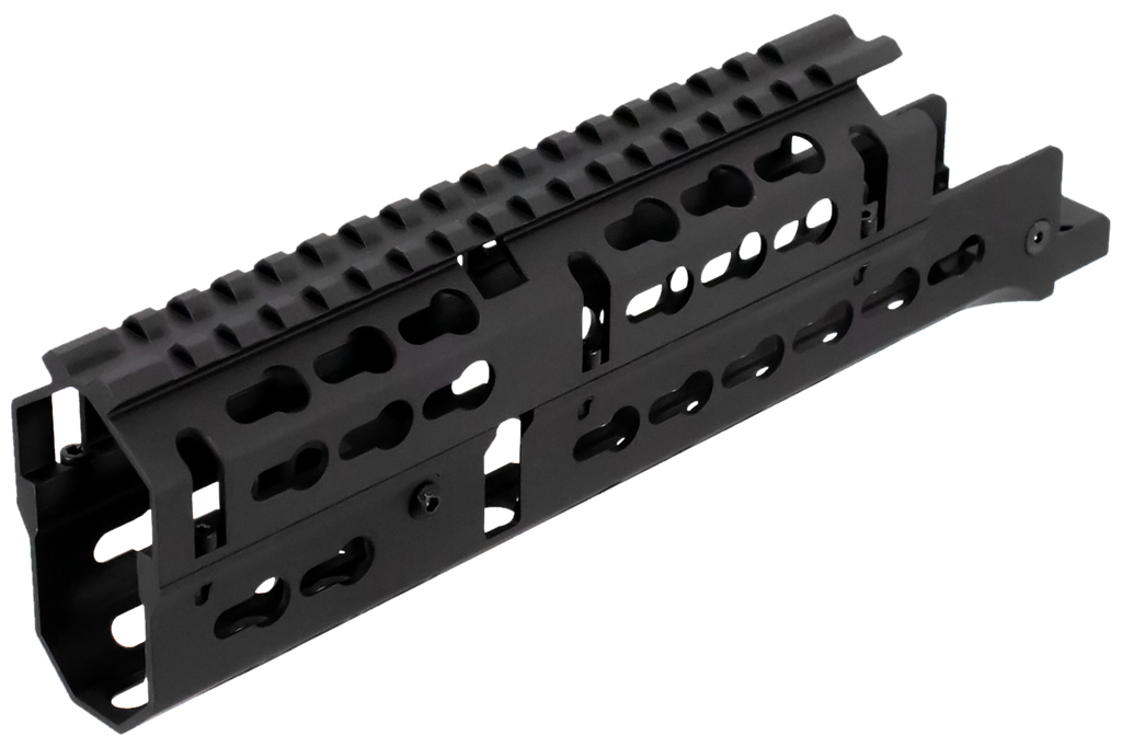 AIMSPOR AIM SPORTS MKAK03 RUSSIAN HANDGUARD  9.60" KEYMOD MEDIUM SIZE STYLE MADE OF 6061-T6 ALUMINUM WITH BLACK ANODIZED FINISH FOR AK-47 2