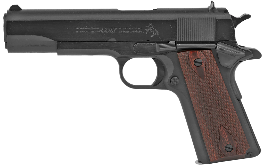 COLT'S MANUFACTURING GOVERNMENT 38SPR BL/WD 5" FS 1