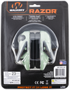 WALKER'S GWPRSEMSGN RAZOR SLIM ELECTRONIC MUFF 23 DB OVER THE HEAD SAGE GREEN/BLACK POLYMER 1