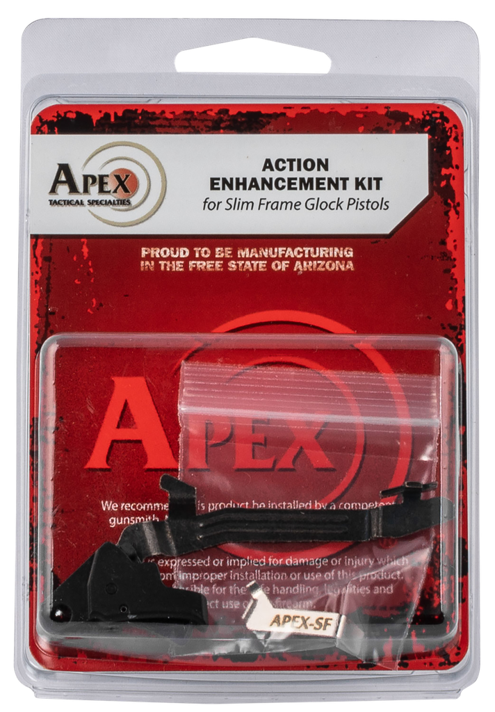 APEX TACTICAL 102117 ACTION ENHANCEMENT  BLACK DROP-IN TRIGGER COMPATIBLE W/GLOCK 43/43X/48 RIGHT HAND 1