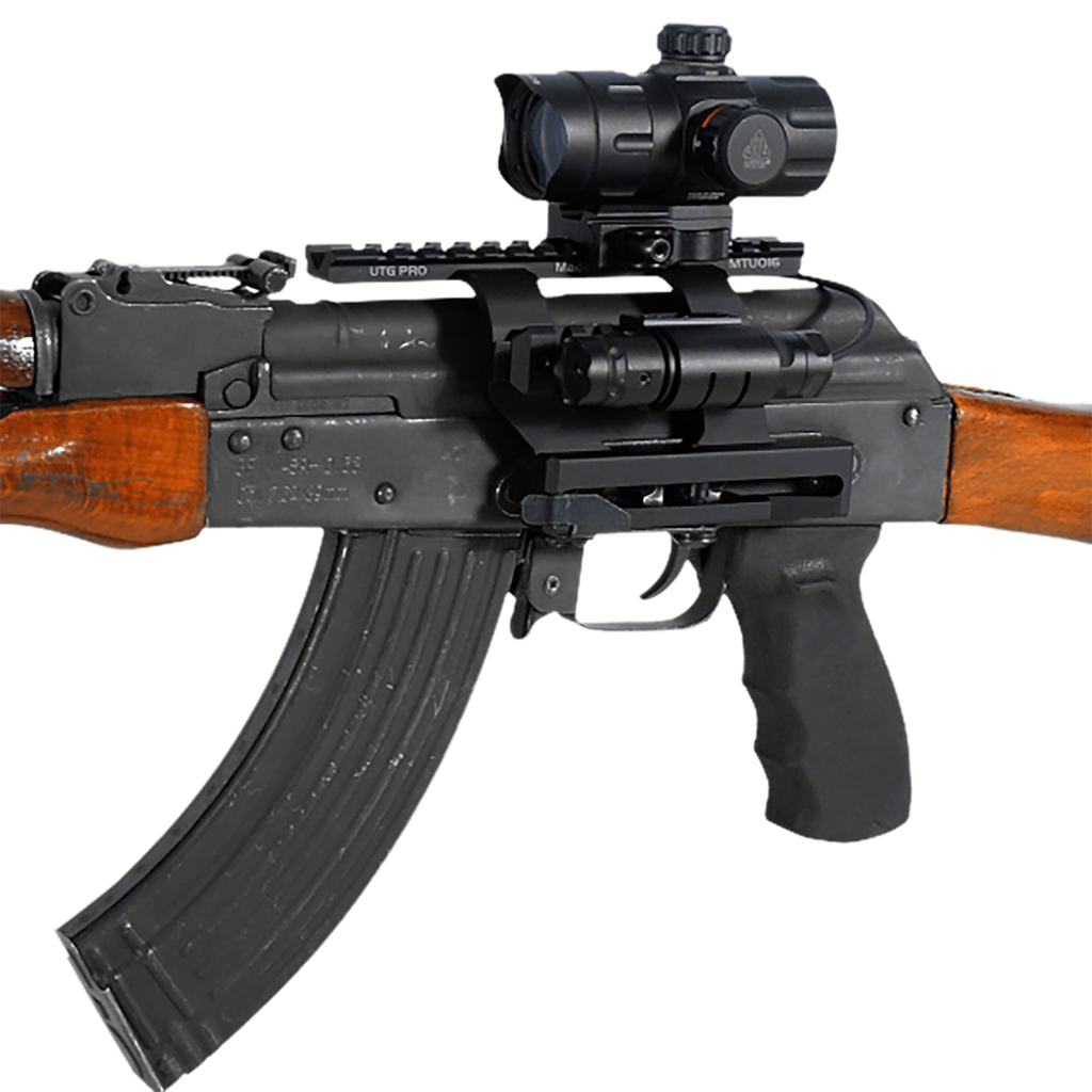 LEAPERS, INC. - UTG UTG PRO MTU016 QUICK-DETACHABLE AK SIDE MOUNT  BLACK 1