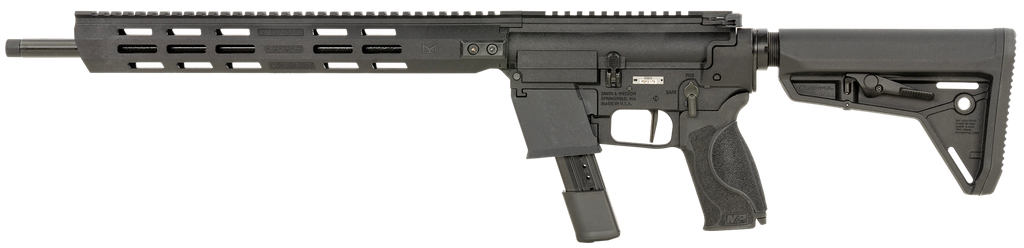 SMITH & WESSON 13797 RESPONSE  9MM LUGER 23+1 (2) 16.50" THREADED STEEL BARREL, M-LOK HANDGUARD, INTERCHANGEABLE BACKSTRAP GRIP, FLAT FACE TRIGGER, INTERCHANGEABLE FLEXMAG MAG WELL ADAPTER (2) 1