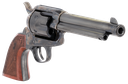TAYLORS & COMPANY 550811 SMOKE WAGON  357 MAG CALIBER WITH 5.50" BLUED FINISH BARREL, 6RD CAPACITY BLUED FINISH CYLINDER, COLOR CASE HARDENED FINISH STEEL FRAME & CHECKERED WALNUT GRIP 2