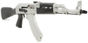 ZASTAVA ARMS USA ZAS ZPAPM70 7.62X39 SILVER RECEIVER BLK STK 2