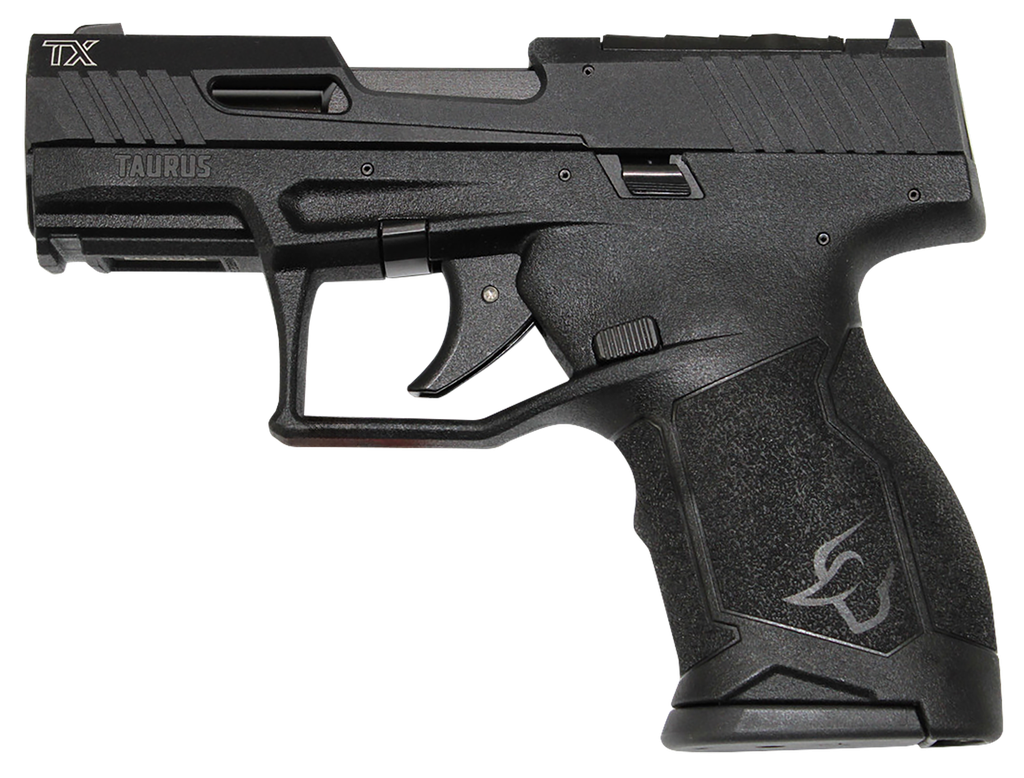 TAUTX22 TAURUS 1TX22231 TX22C  COMPACT 22 LR 13+1 3.60" MATTE BLACK STEEL BARREL, BLACK HARD COAT ANODIZED SERRATED ALUMINUM SLIDE, BLACK POLYMER FRAME W/PICATINNY RAIL BLACK POLYMER GRIPS 1