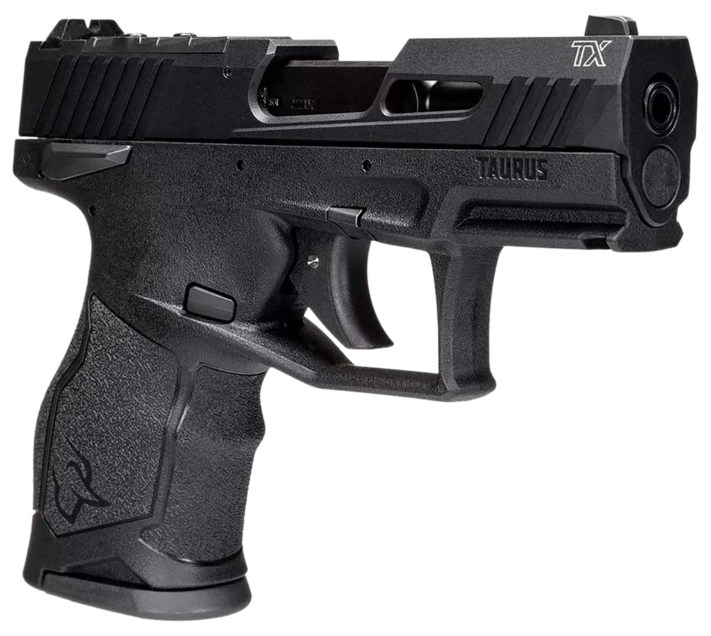 TAUTX22 TAURUS 1TX22231 TX22C  COMPACT 22 LR 13+1 3.60" MATTE BLACK STEEL BARREL, BLACK HARD COAT ANODIZED SERRATED ALUMINUM SLIDE, BLACK POLYMER FRAME W/PICATINNY RAIL BLACK POLYMER GRIPS 2