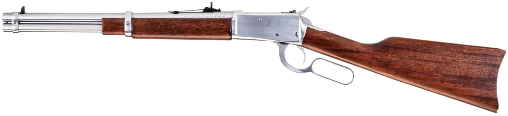 ROSSI 920441693 R92  CARBINE 44 REM MAG 8+1 16" STAINLESS STEEL ROUND BARREL, STAINLESS STEEL METAL FINISH RECEIVER, FIXED HARDWOOD STOCK, RIGHT HAND 1