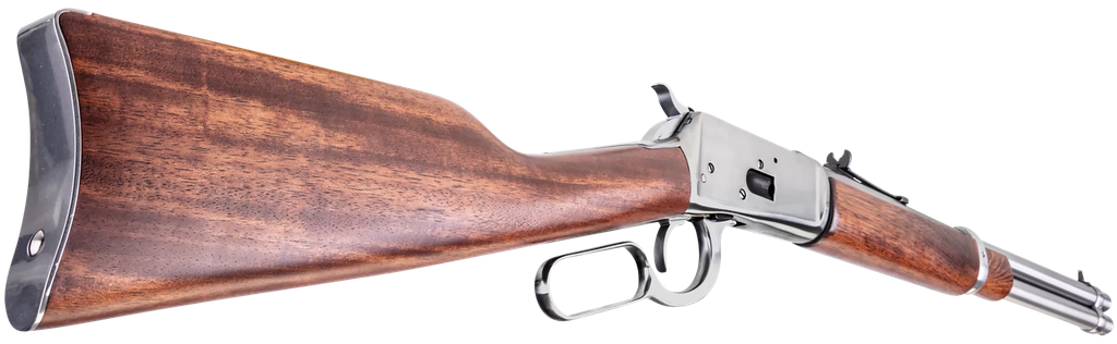 ROSSI 920441693 R92  CARBINE 44 REM MAG 8+1 16" STAINLESS STEEL ROUND BARREL, STAINLESS STEEL METAL FINISH RECEIVER, FIXED HARDWOOD STOCK, RIGHT HAND 2