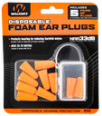 WALKER'S GWPFP5PK FOAM EAR PLUGS  FOAM 32 DB IN THE EAR ORANGE ADULT 5 PAIR 1