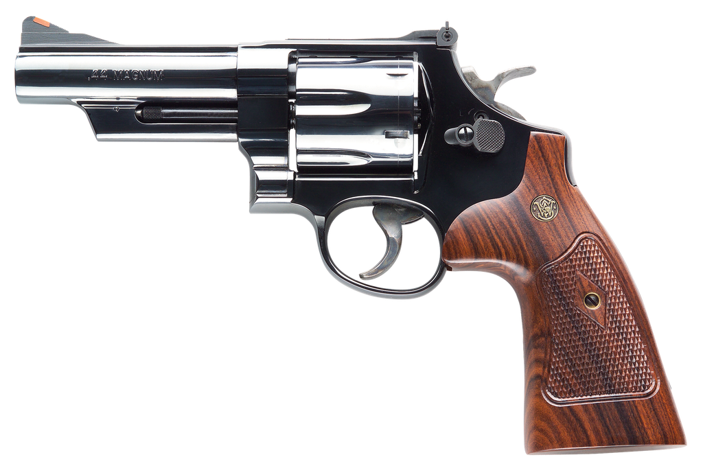 SMITH AND WESSON 29 44M/44S 4" 6RD BL/WD AS 1
