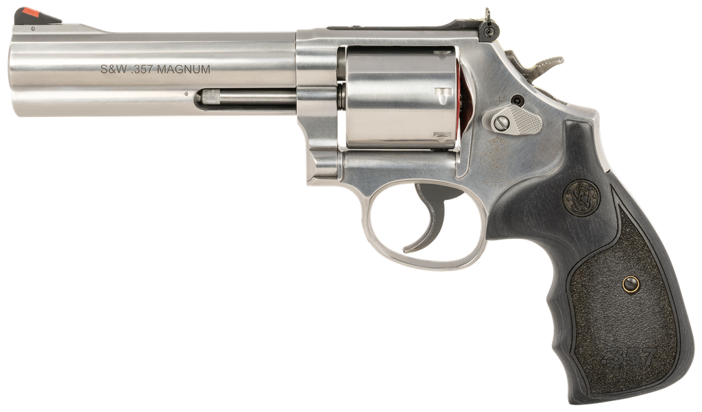 SMITH AND WESSON 357MAG SER 357M/38S 5" SS/LAM 1