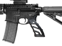 ADAPTIVE TACTICAL AT01900 LIGHTWEIGHT TACTICAL GRIP (LTG)  SKELETONIZED BLACK POLYMER, 25 DEGREE GRIP ANGLE, FITS AR PLATFORM 1