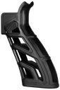 ADAPTIVE TACTICAL AT01900 LIGHTWEIGHT TACTICAL GRIP (LTG)  SKELETONIZED BLACK POLYMER, 25 DEGREE GRIP ANGLE, FITS AR PLATFORM 2