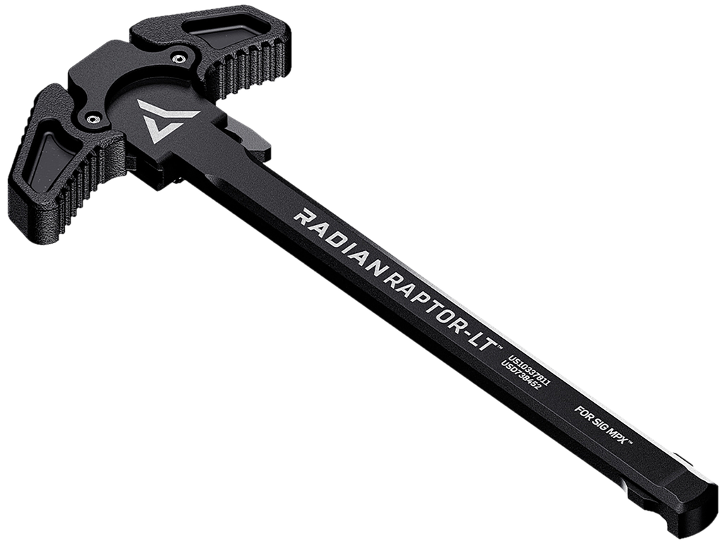 RADIAN WEAPONS R0367 RAPTOR LT LIGHTWEIGHT AMBI CHARGING HANDLE, BLACK, FITS SIG MPX 1