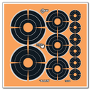 ALLEN COMPANY EZ-AIM 15254 SPLASH REACTIVE  BULLSEYE VARIETY ADHESIVE PACK 12 PACK 2