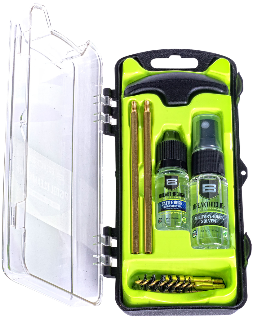 BREAKTHROUGH CLEAN BTECC VISION SERIES CLEANING KIT .357,.38 CAL,9MM PISTOL 1