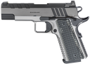 SPRINGFIELD ARMORY PX9217L 1911 EMISSARY 9MM LUGER 9+1 4.25" BULL BARREL,  STAINLESS STEEL FRAME W/ BEAVERTAIL, SERRATED BLUED CARBON STEEL SLIDE, BLACK VZ THIN-LINE G10 GRIP 1