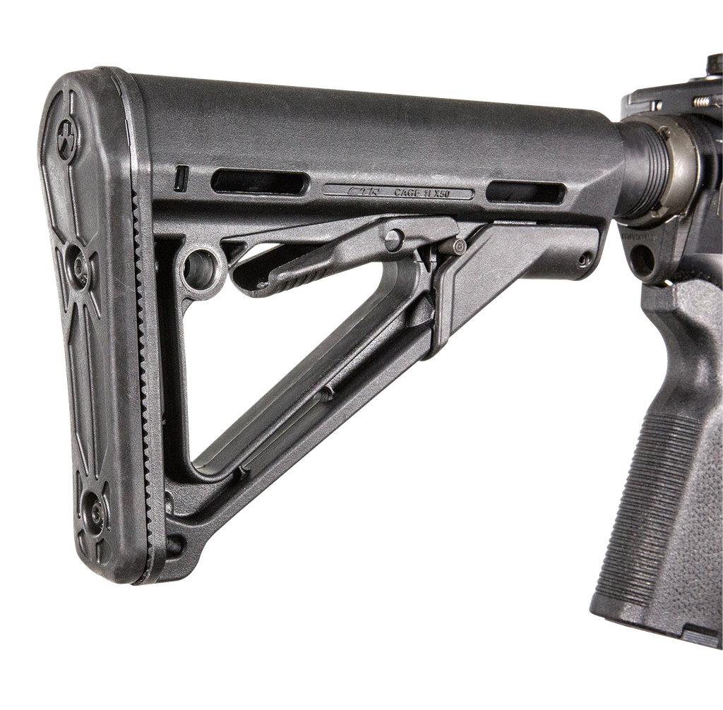 MAGPUL MAG310-BLK CTR CARBINE STOCK BLACK SYNTHETIC FOR AR-15, M16, M4 WITH MIL-SPEC TUBE (TUBE NOT INCLUDED) 1