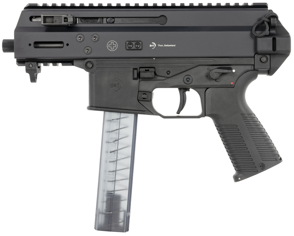 BROWNING B&T FIREARMS BT-36176502 APC 9K 9MM LUGER 30+1 4.30" BLACK STEEL BARREL, BLACK PICATINNY RAIL RECEIVER, BRACE ADAPTER, BLACK POLYMER GRIPS, AMBIDEXTROUS 1