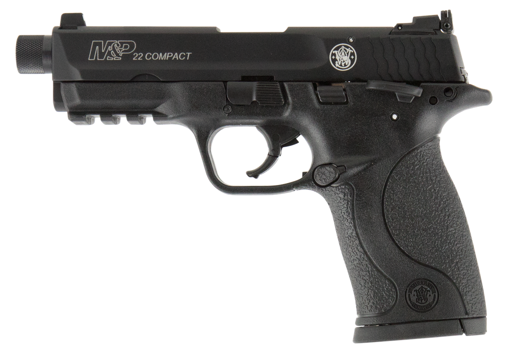 SMITH AND WESSON M&P22 COMPACT 22LR THREADED 1