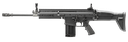 FN 986612 SCAR 17S NRCH 7.62X51MM NATO 10+1 16.25" BLACK STEEL BARREL, BLACK ANODIZED PICATINNY RAIL ALUMINUM RECEIVER, BLACK SYNTHETIC ADJ TELESCOPIC STOCK, BLACK A2 GRIP 1
