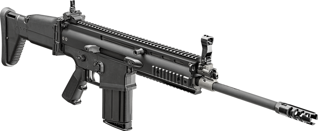 FN 986612 SCAR 17S NRCH 7.62X51MM NATO 10+1 16.25" BLACK STEEL BARREL, BLACK ANODIZED PICATINNY RAIL ALUMINUM RECEIVER, BLACK SYNTHETIC ADJ TELESCOPIC STOCK, BLACK A2 GRIP 2