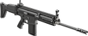 FN 986612 SCAR 17S NRCH 7.62X51MM NATO 10+1 16.25" BLACK STEEL BARREL, BLACK ANODIZED PICATINNY RAIL ALUMINUM RECEIVER, BLACK SYNTHETIC ADJ TELESCOPIC STOCK, BLACK A2 GRIP 2