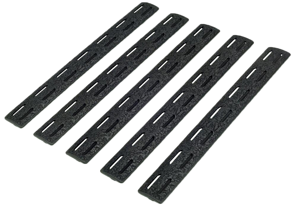 BRAVO COMPANY MFG. BCM KMRRPBLK5 RAIL PANEL KIT  AR PLATFORM KEYMOD 5.55" BLACK POLYMER 5 PACK 1