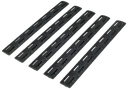 BRAVO COMPANY MFG. BCM KMRRPBLK5 RAIL PANEL KIT  AR PLATFORM KEYMOD 5.55" BLACK POLYMER 5 PACK 1