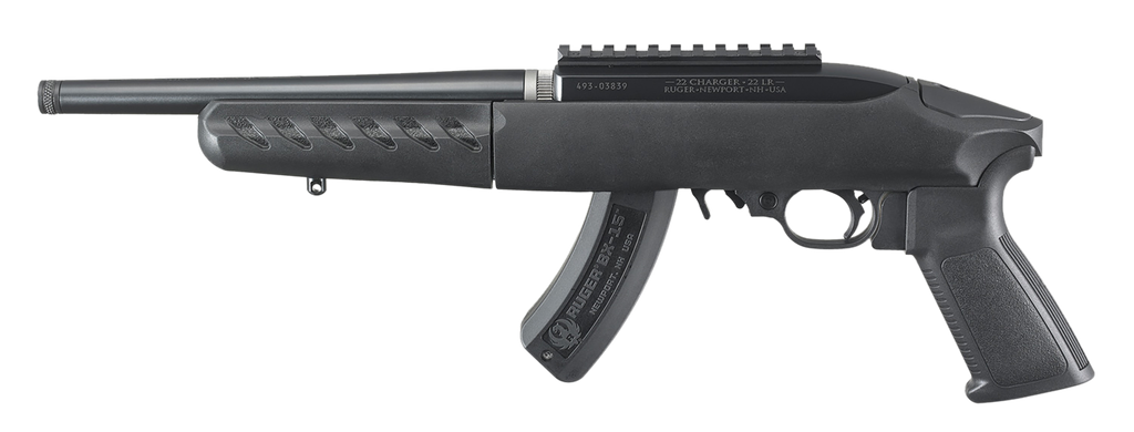 RUGER RUG 22 CHARGER 22LR 10 TAKEDOWN BLK POLY A2 15R 1