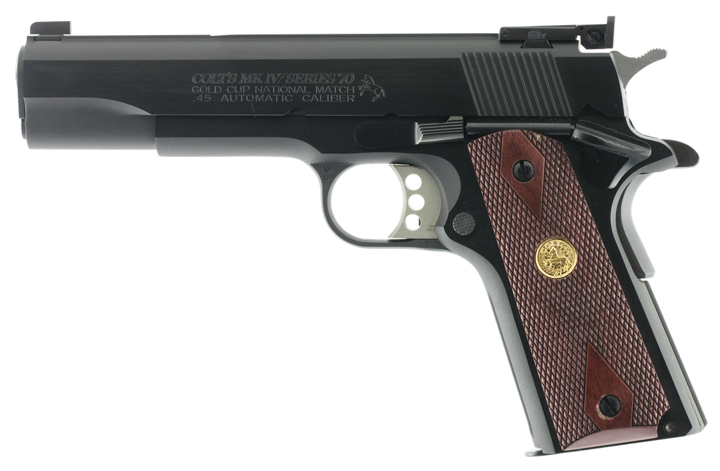 COLT'S MANUFACTURING GOLD CUP NAT MATCH 45ACP BL 5" 1
