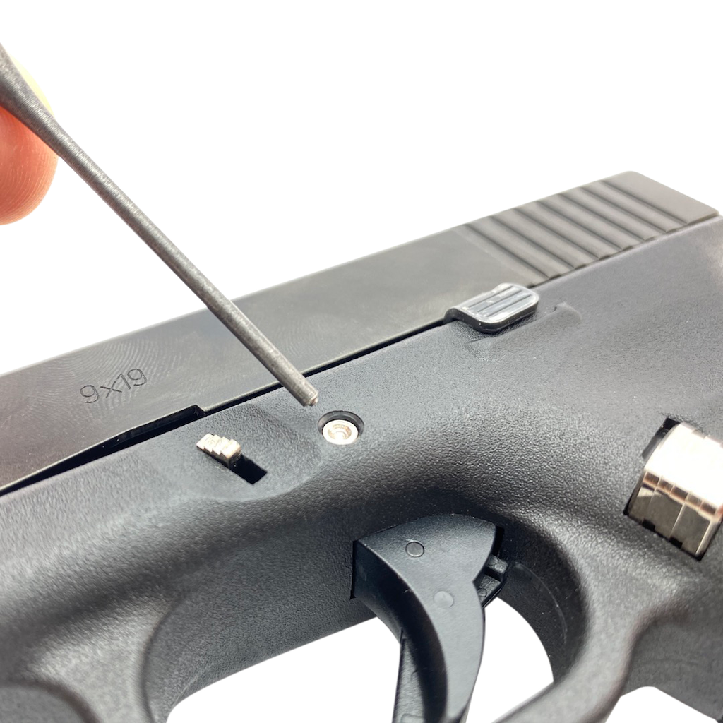 CROSS ARMORY CRG5PSBL 3 PIN SET DIMPLED COMPATIBLE W/GLOCK 17/19/26/34 GEN5 BLUE STEEL 2