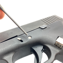 CROSS ARMORY CRG5PSBL 3 PIN SET DIMPLED COMPATIBLE W/GLOCK 17/19/26/34 GEN5 BLUE STEEL 2