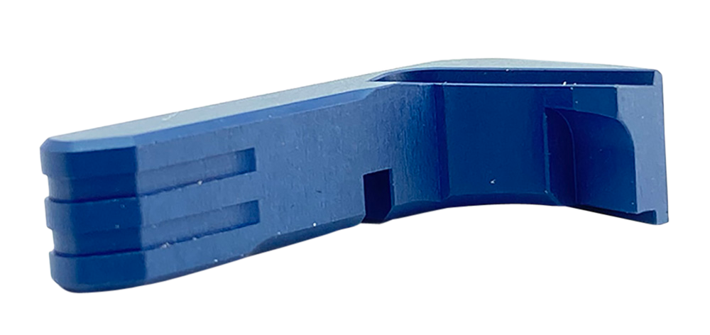 CROSS ARMORY CRGMCBL MAG CATCH  EXTENDED COMPATIBLE W/GLOCK GEN1-3/P80 BLUE ANODIZED ALUMINUM 1