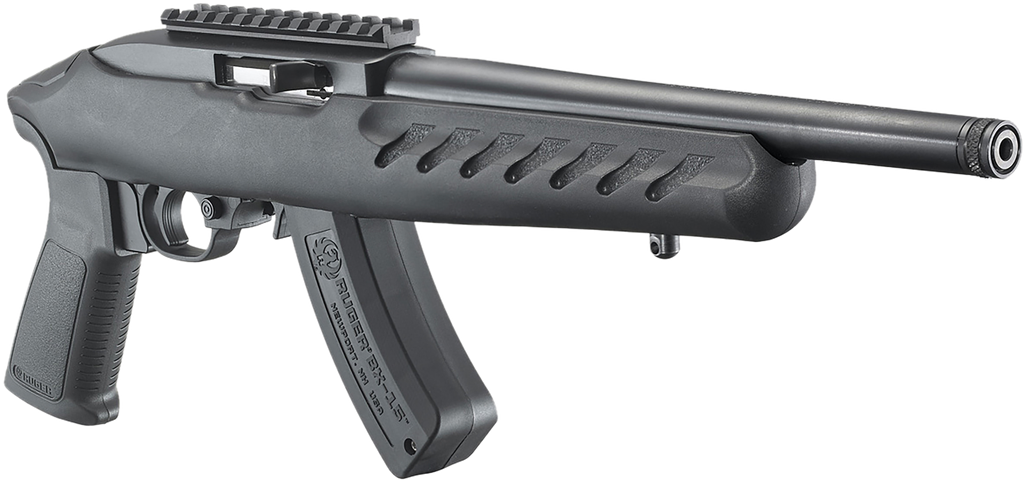 RUGER RUG 22 CHARGER 22LR 10 BLK POLY A2 W/ RAIL 15RD 2