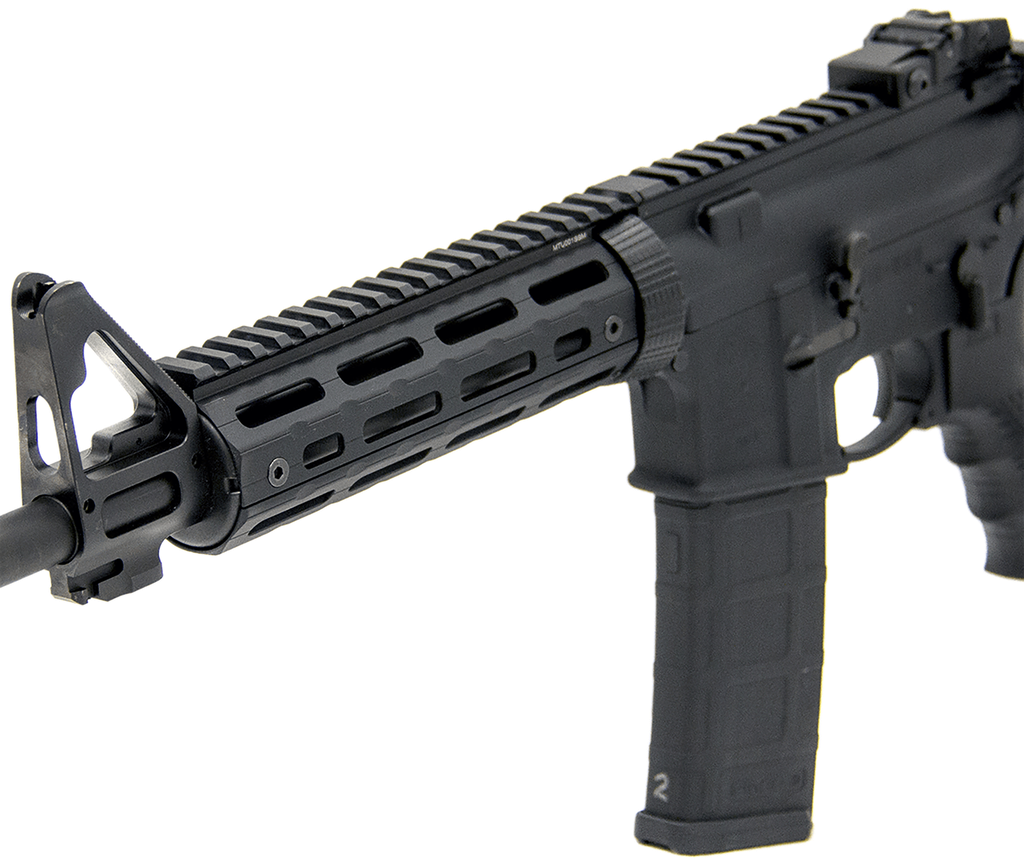 LEAPERS MTU001SSM SUPER SLIM HANDGUARD BLACK ANODIZED ALUMINUM FOR AR-15 1