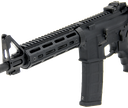 LEAPERS MTU001SSM SUPER SLIM HANDGUARD BLACK ANODIZED ALUMINUM FOR AR-15 1